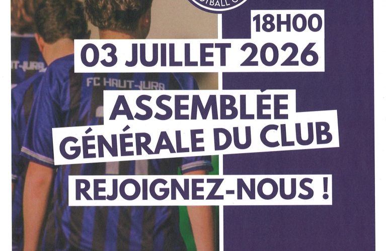 Assemblée Générale FOOTBALL CLUB BOIS D’AMONT