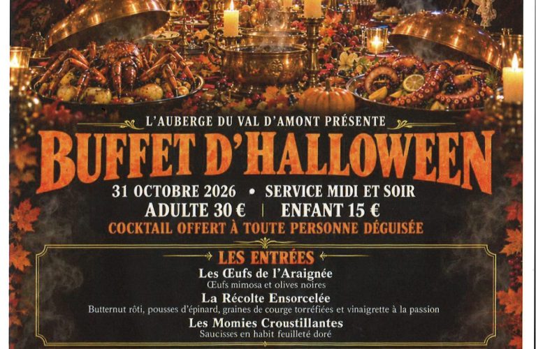 Soirée Halloween au Val d&rsquo;Amont